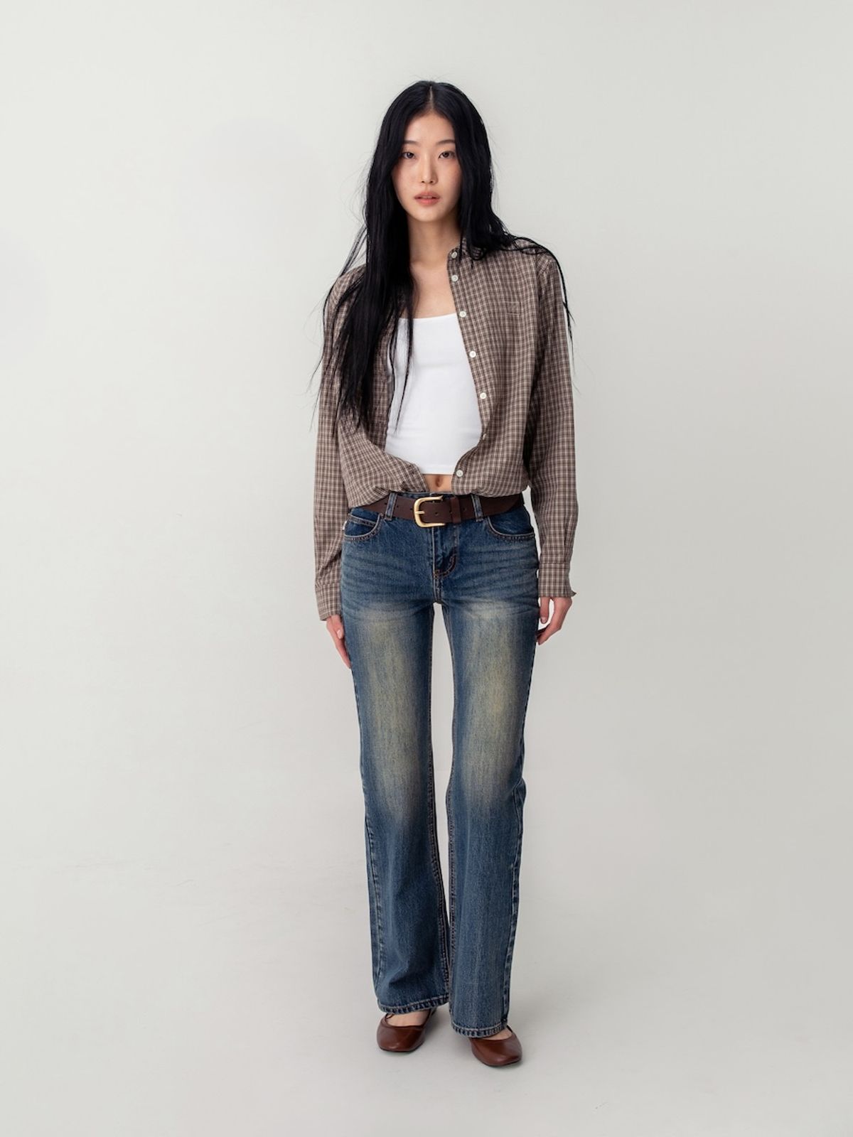 글로니(GLOWNY) THE RODEO JEANS (VINTAGE BLUE)