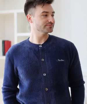 [ADULT-MAN]앙고라 가디건 네이비