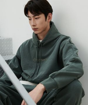 피그먼트 CP 에어홀 후디 (Green)