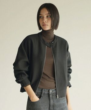 모던 시티 울 블루종_black