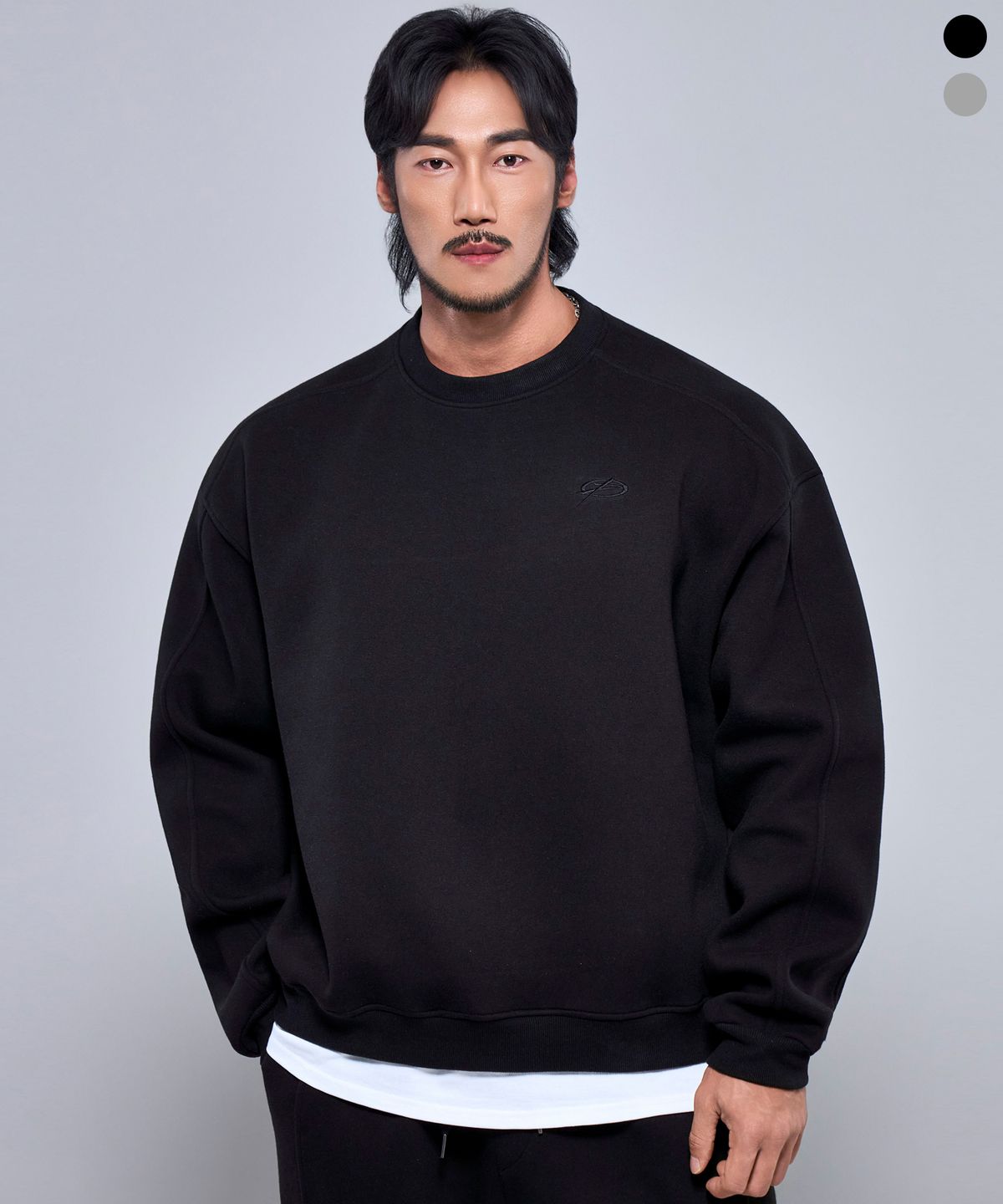 피지컬가먼츠(PHYSICAL GARMENTS) P2597 헤비스티치 맨투맨[2COLOR]
