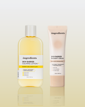 [속광 2종 세트] 온그리디언츠 스킨 베리어 카밍 로션 EX 220ml+래디언트 크림 50ml