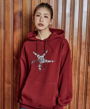 (기모추가) 블랙홀 스타 오버핏 후드_10 COL