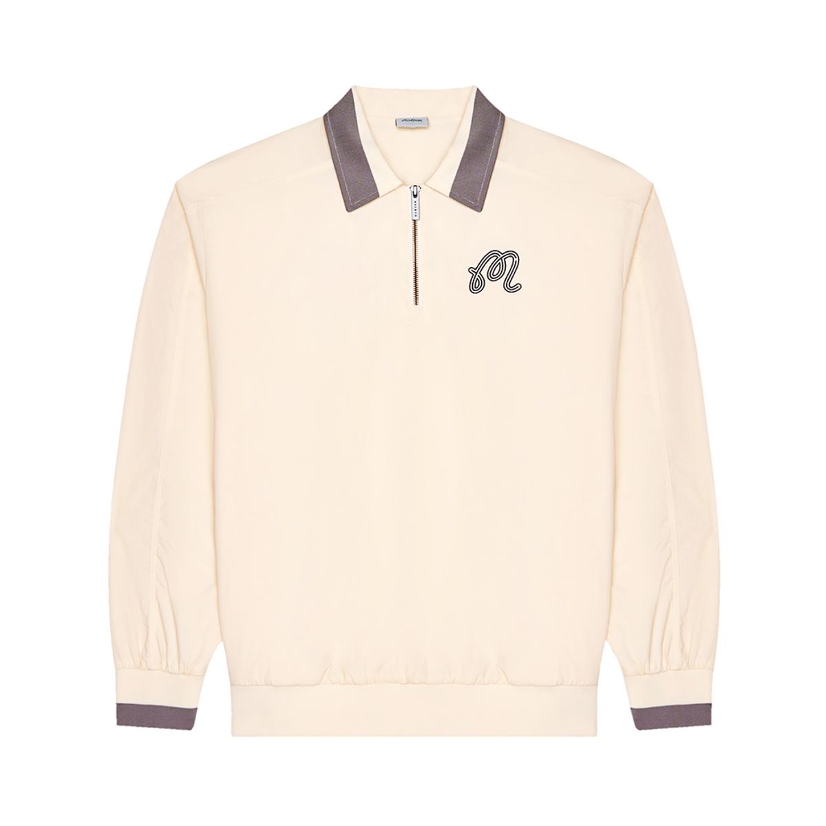 말본 골프(MALBON GOLF) [Hawk & Dove] 도브 풀오버 LIGHT BEIGE (MAN)