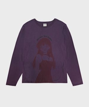 [세인트페인 X 최펑크] 크라잉걸 롱슬리브 퍼플