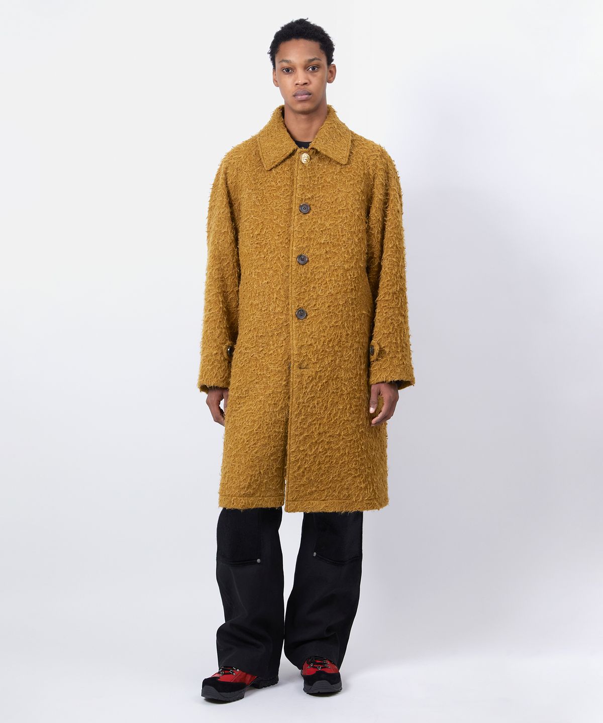 앤더슨벨(ADSB ANDERSSON BELL) UNISEX CASENTINO RAGLAN COAT awa734u(BROWN)