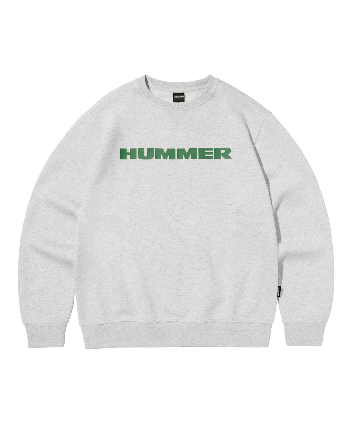 험머(HUMMER) 시그니처 험머 로고 소프트 기모 스웨트 셔츠 라이트 멜란지