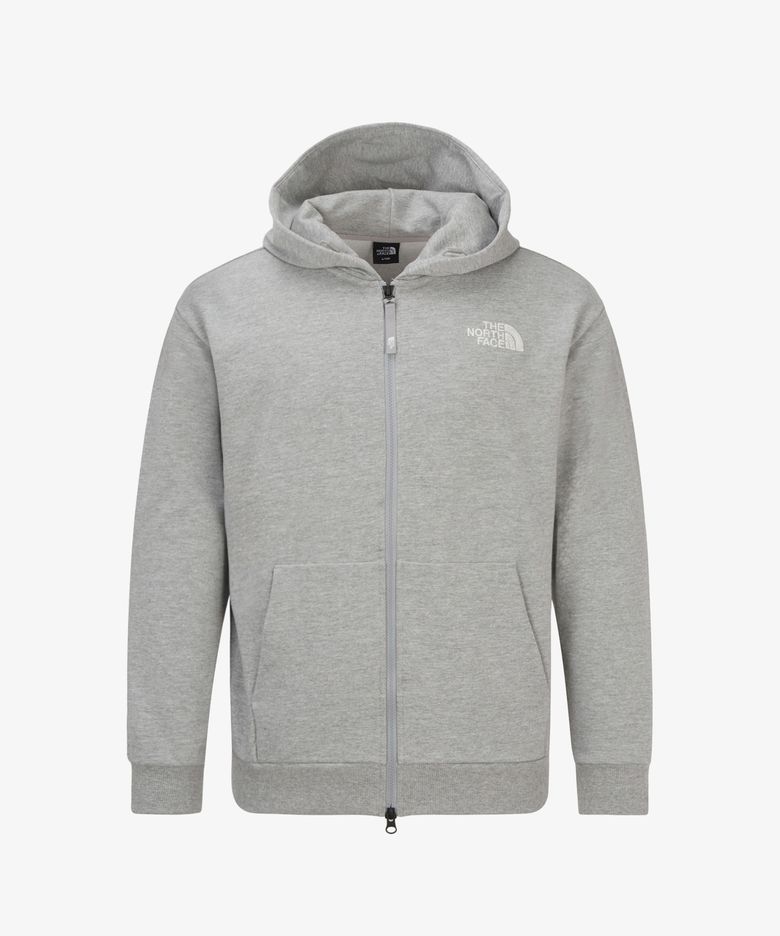 NJ5JR50A 남성 코어 후드 집업 MELANGE GREY