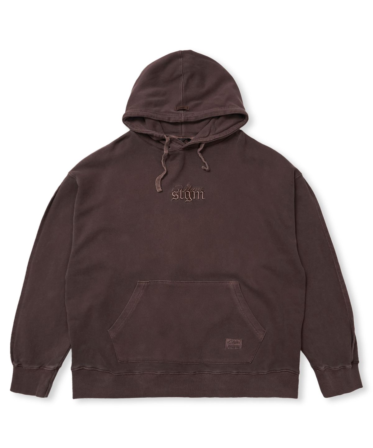 스티그마(STIGMA) PIGMENT ML HOODIE BROWN