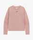 NT7TR81L 화이트라벨 여성 스텝업 긴팔 라운드티 GRAYISH PINK