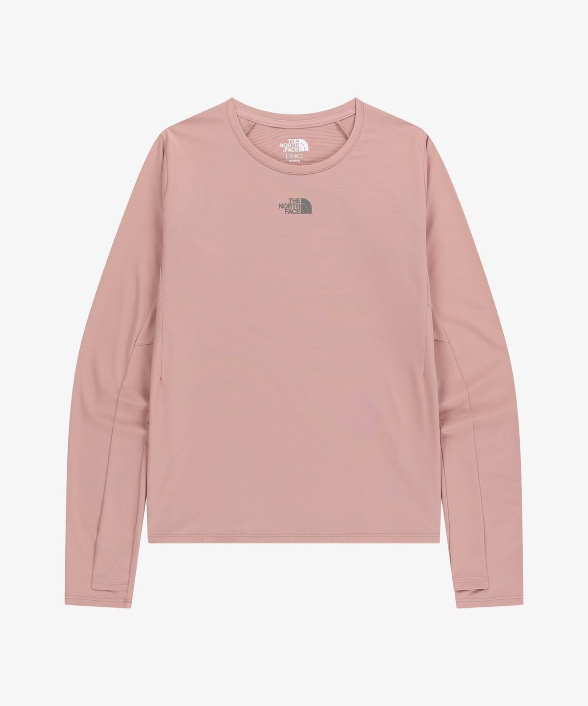 노스페이스(THE NORTH FACE) NT7TR81L 여성 스텝업 긴팔 라운드티 GRAYISH_PINK