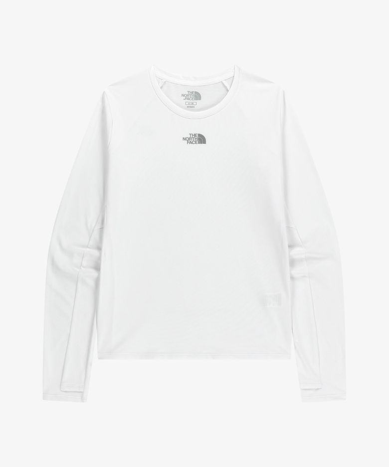 NT7TR81K 여성 스텝업 긴팔 라운드티 WHITE