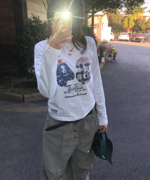 세미크롭 booham 긴팔티