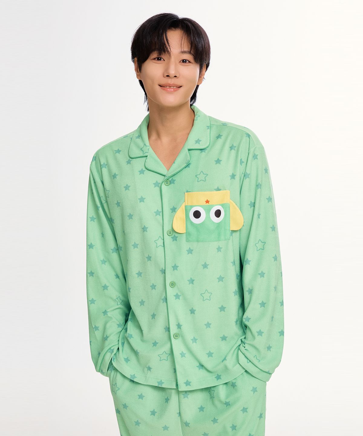 스파오(SPAO) [개구리 중사 케로로] 수면 파자마(GR)_SPPPF4TU05