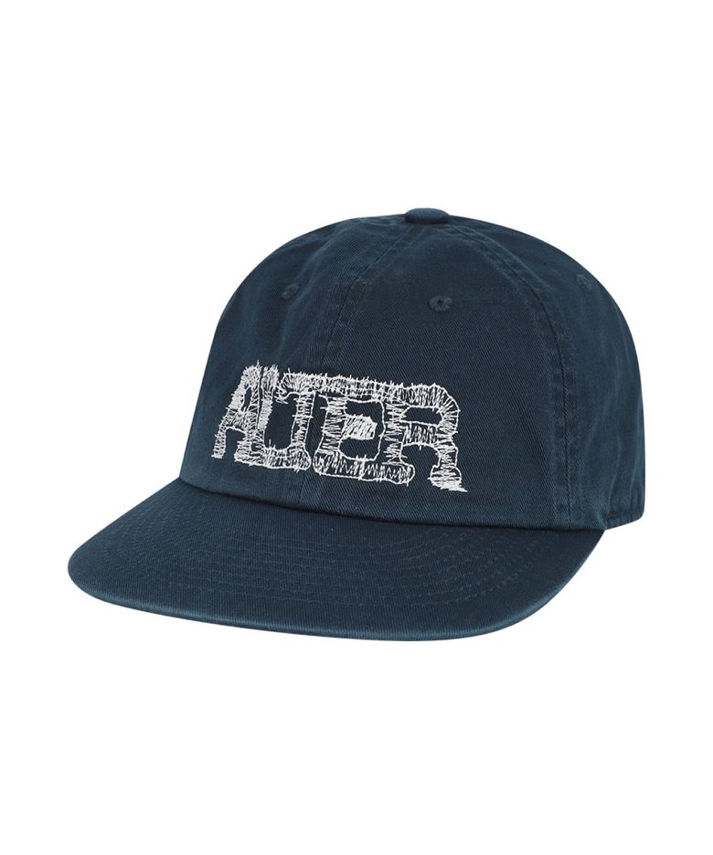 Washed Zigzag Logo Cap_Navy