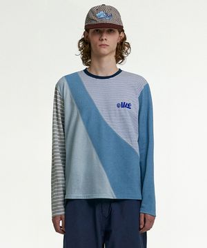 Snarp Block L/S Tee Blue