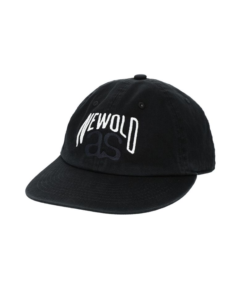 Washed Two-Tone Logo Cap_Black