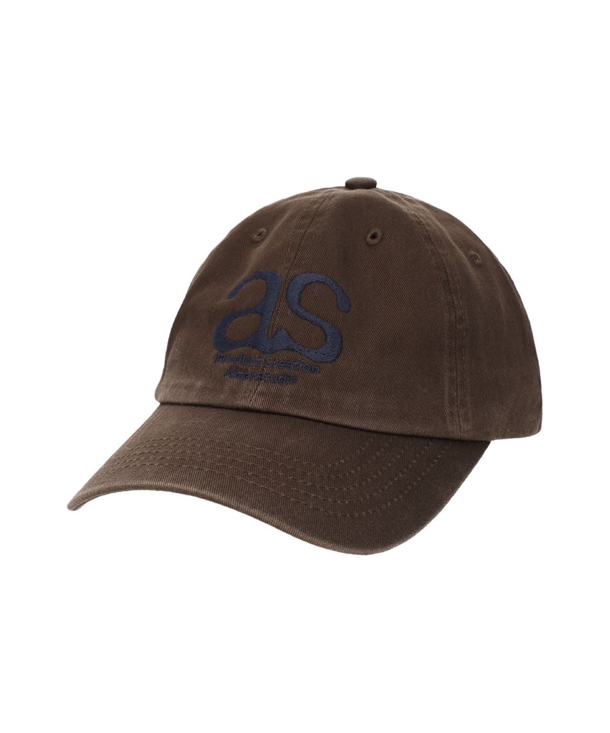 얼터 스튜디오(ALTER STUDIO) Washed Logo Ball Cap_Brown