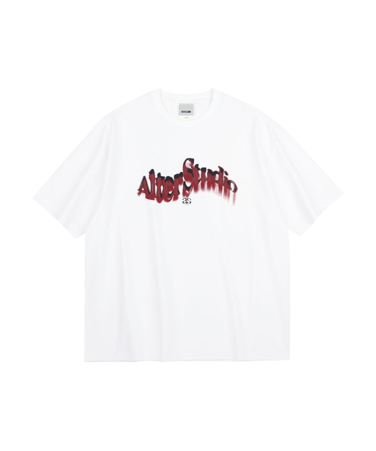 얼터 스튜디오(ALTER STUDIO) Motion Blur Print T-shirt_White