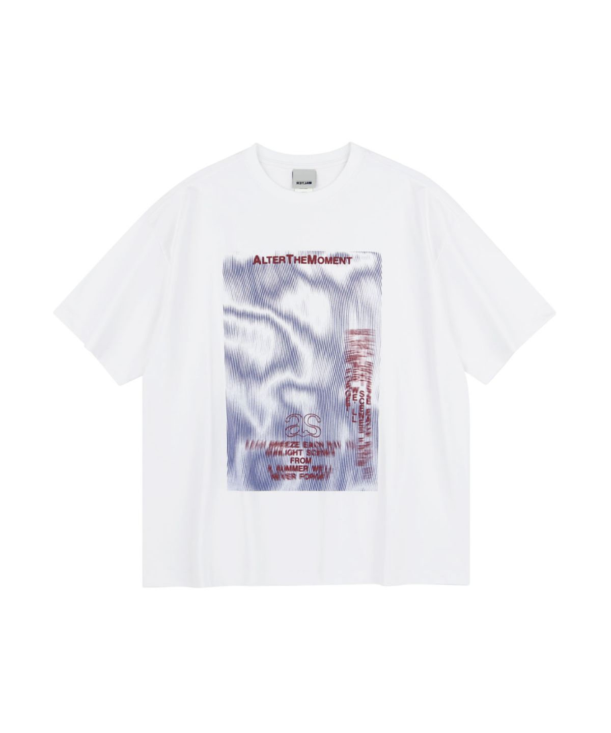 얼터 스튜디오(ALTER STUDIO) Moment Wave Print T-shirt_White
