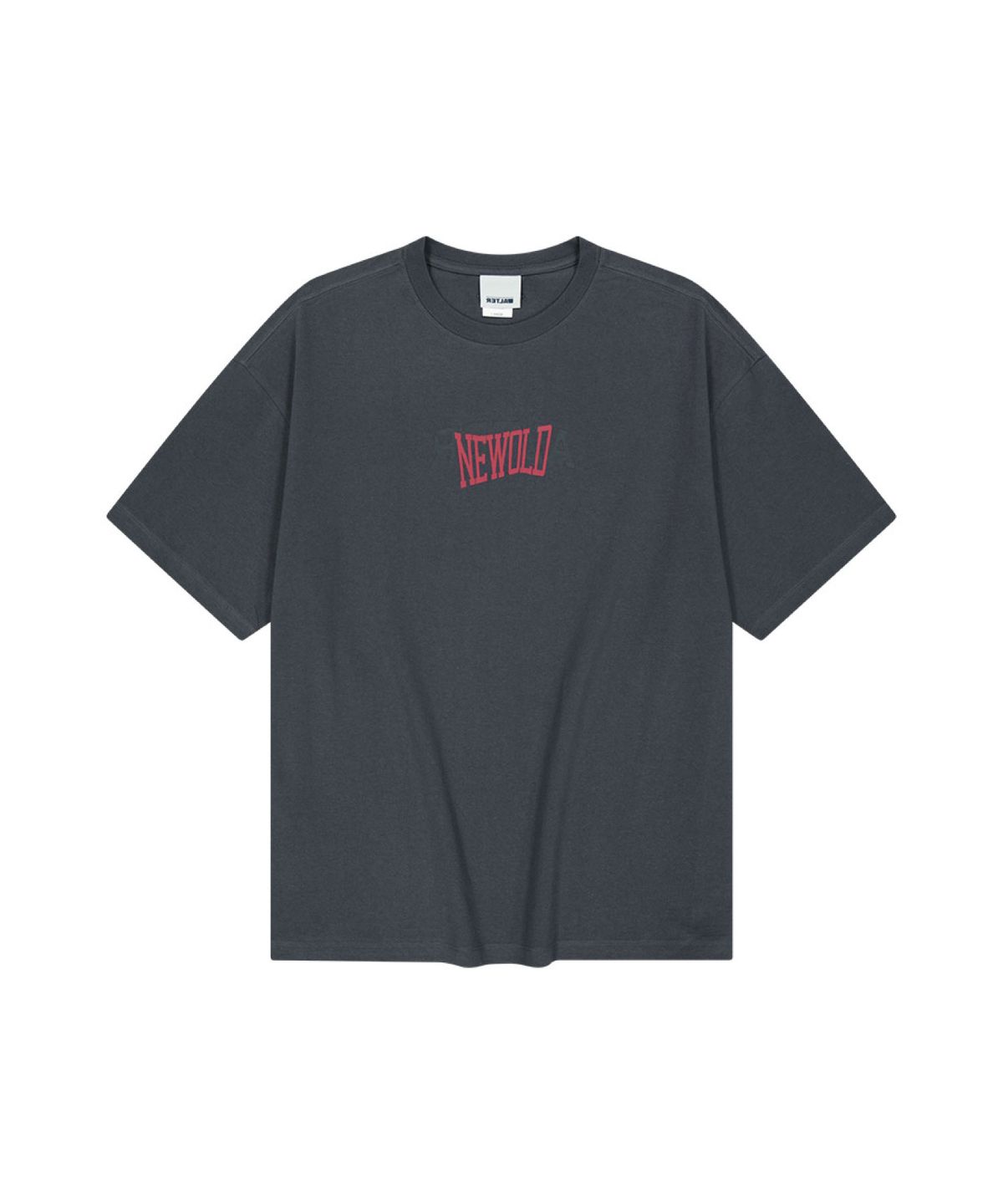 얼터 스튜디오(ALTER STUDIO) Vintage Newold Print T-Shirt_Charcoal