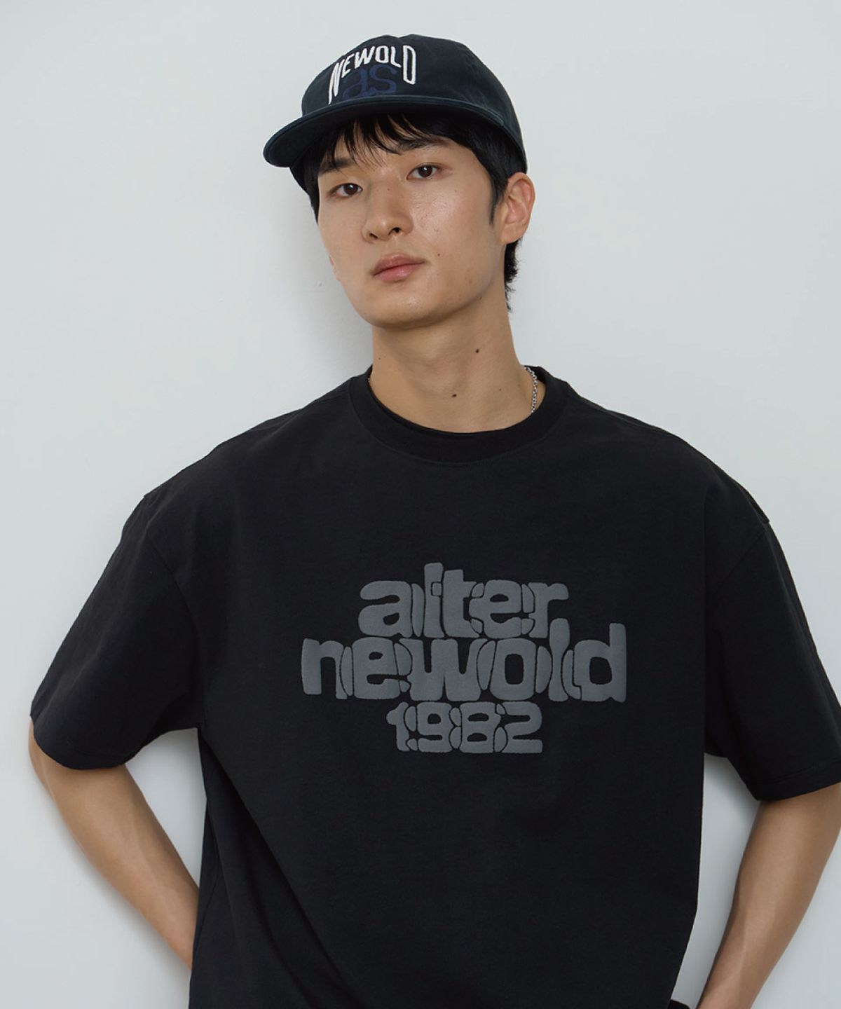 얼터 스튜디오(ALTER STUDIO) Volume Print T-Shirt_Black
