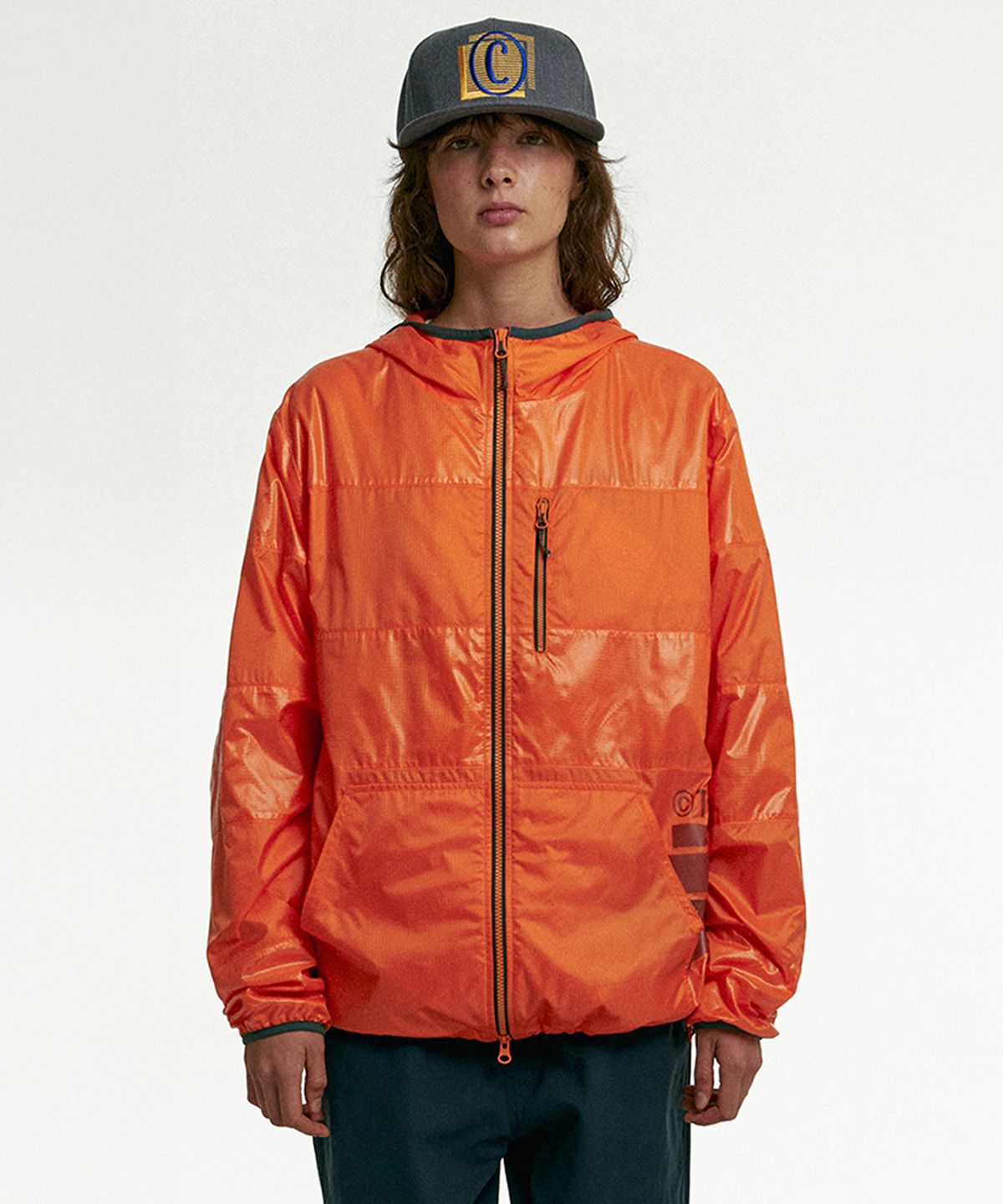 테켓(TEKET) Imagiscript Ripstop Wind Jacket Orange