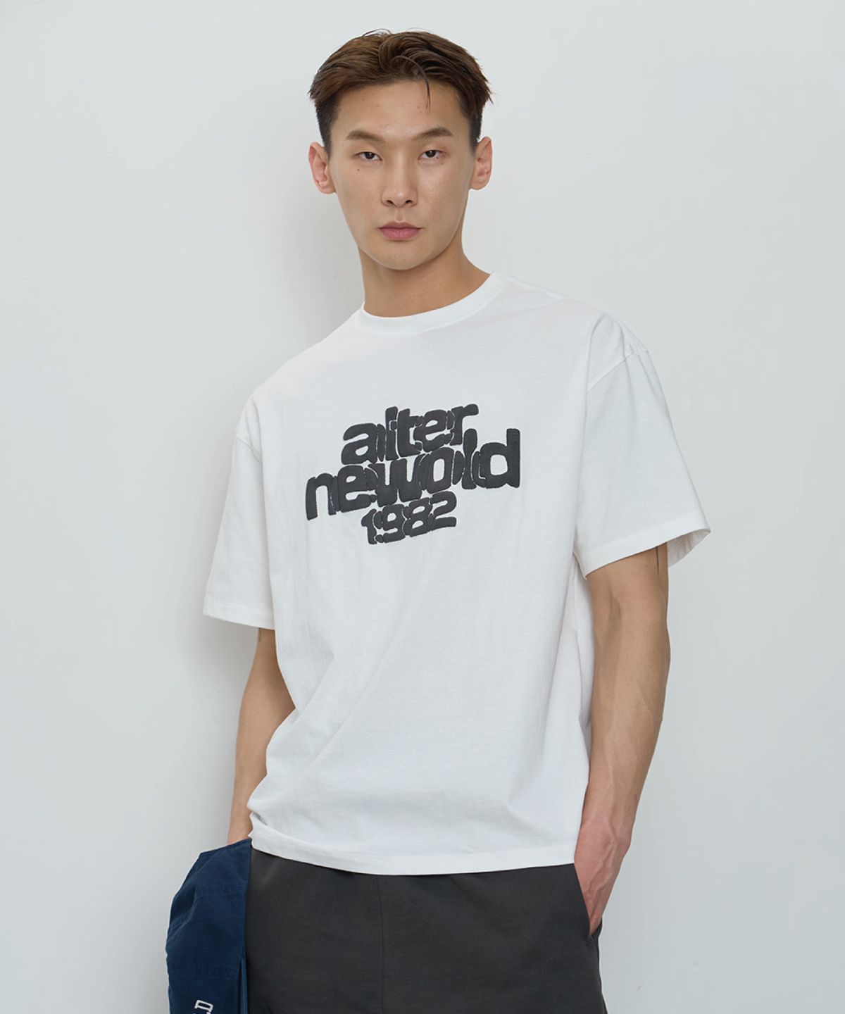 얼터 스튜디오(ALTER STUDIO) Volume Print T-Shirt_White