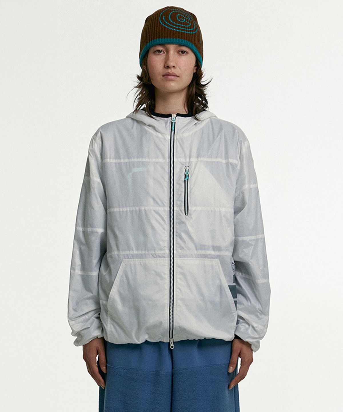 테켓(TEKET) Imagiscript Ripstop Wind Jacket White