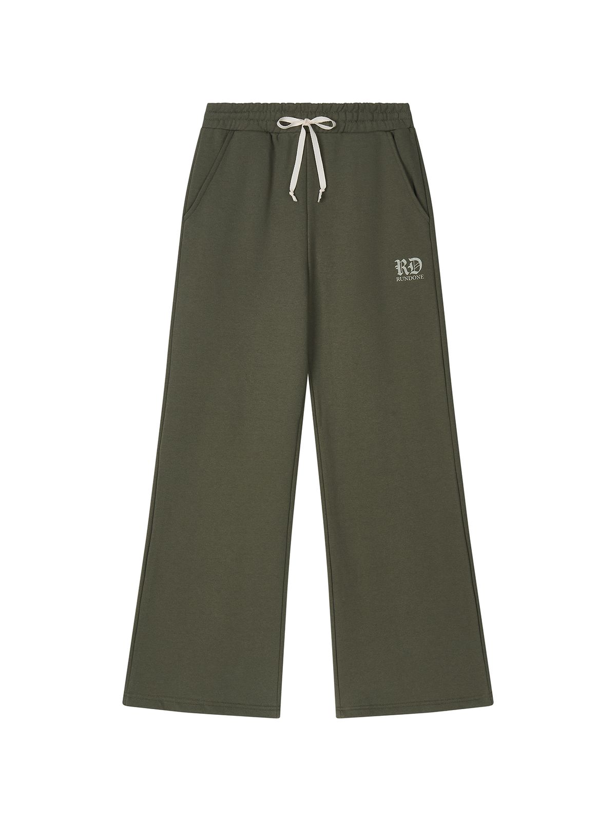 런던(RUNDONE) WOMEN BOOTS CUT PANTS [KHAKI]