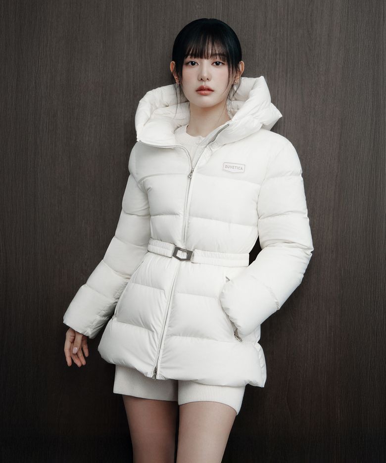 마라테아 미드(크림)(여성 다운점퍼)