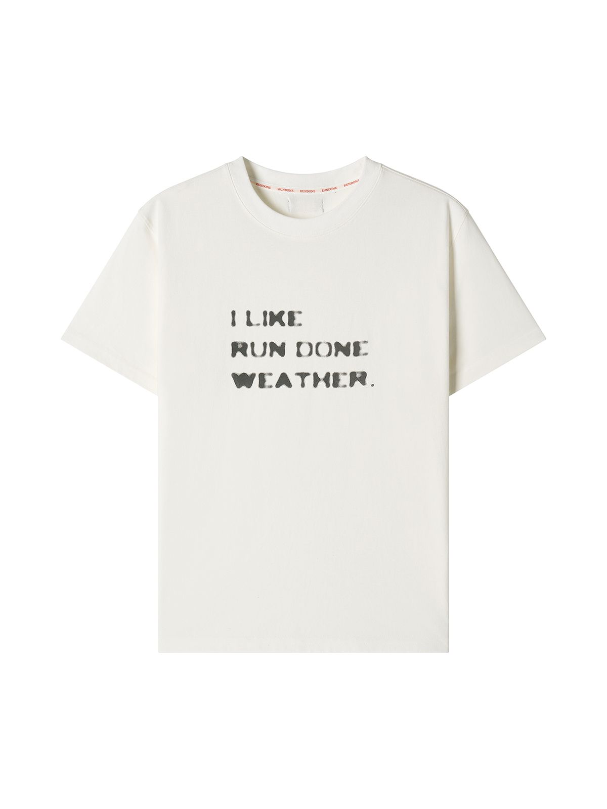 런던(RUNDONE) STANDARD FIT T-SHIRT [WHITE]