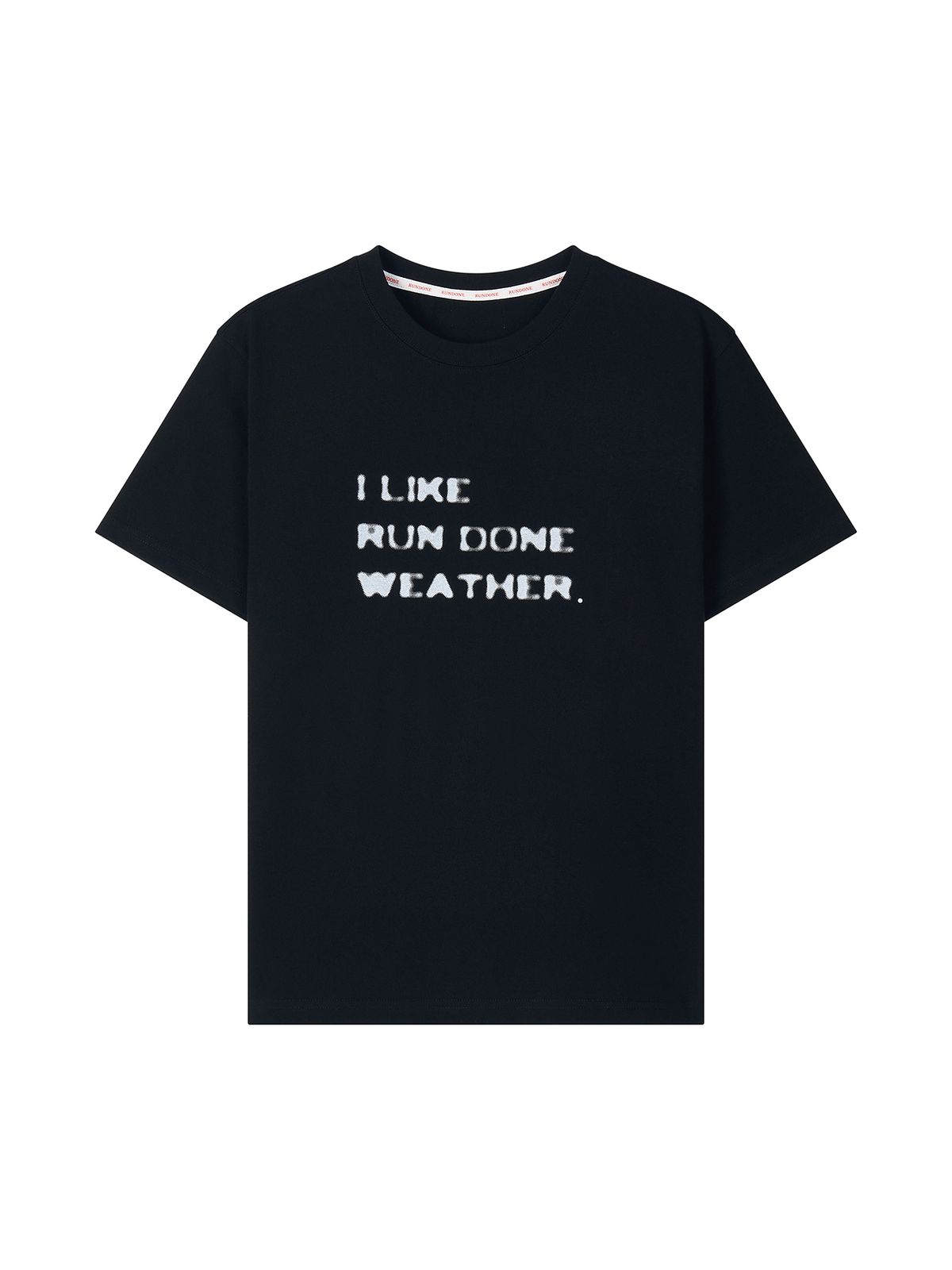 런던(RUNDONE) STANDARD FIT T-SHIRT [BLACK]