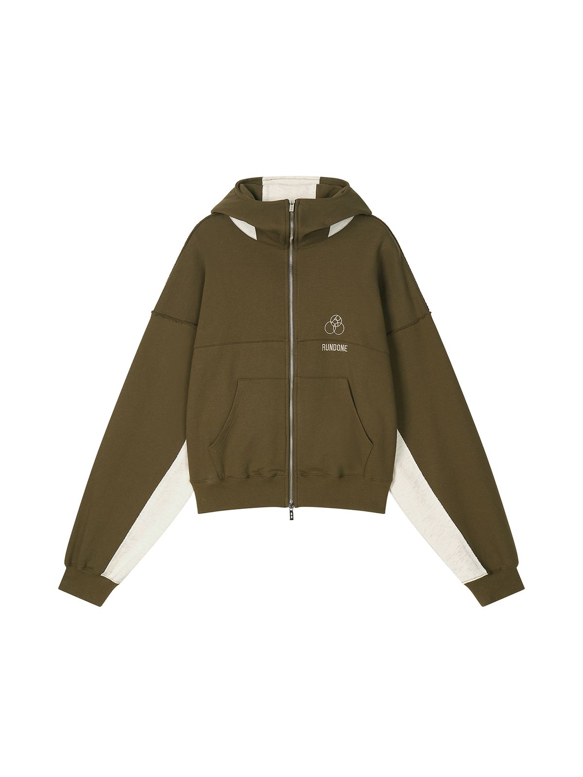 런던(RUNDONE) MULTI FULL ZIP UP [KHAKI]