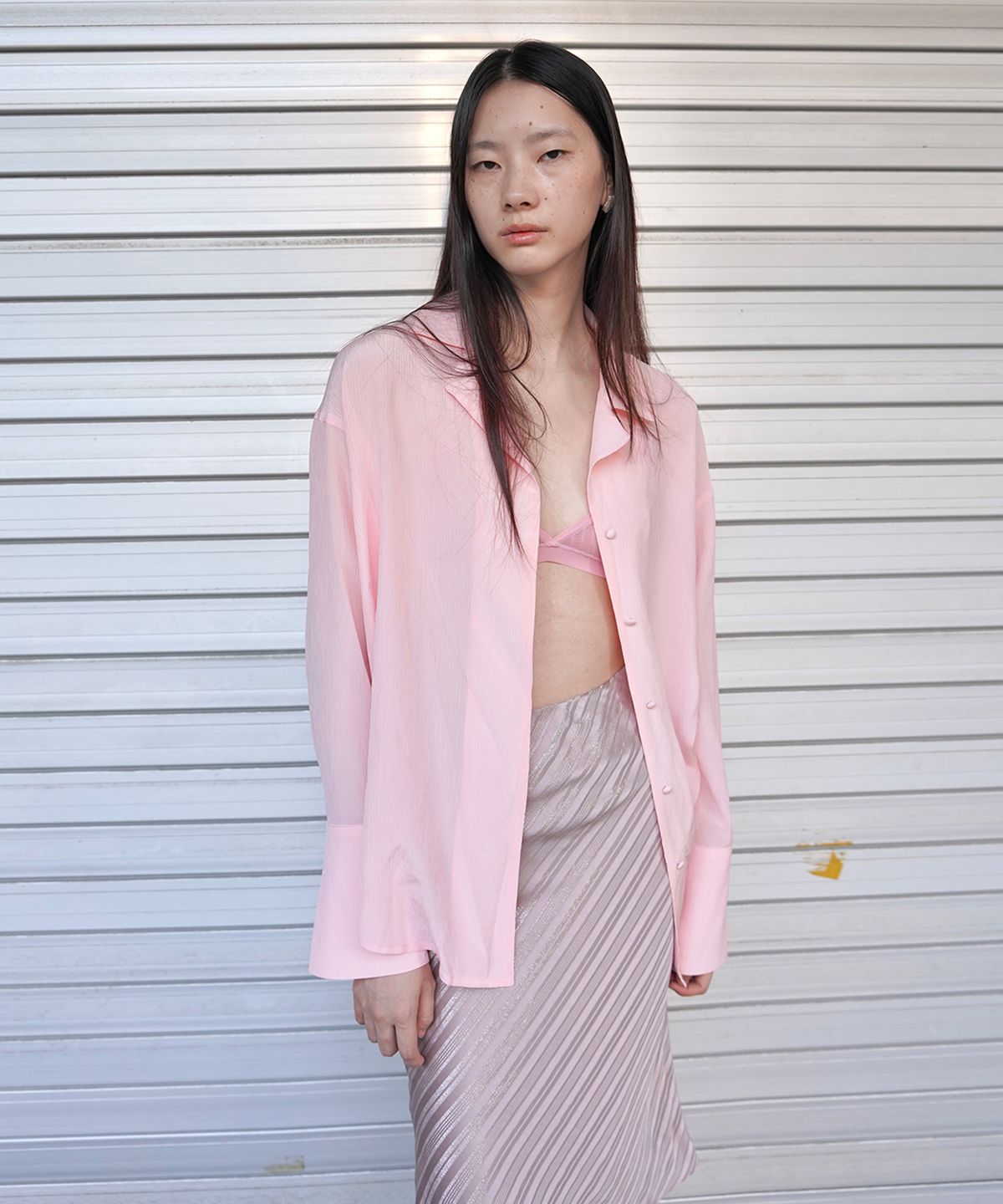 누아누(NUUANU) Suriya Shirt_Pink