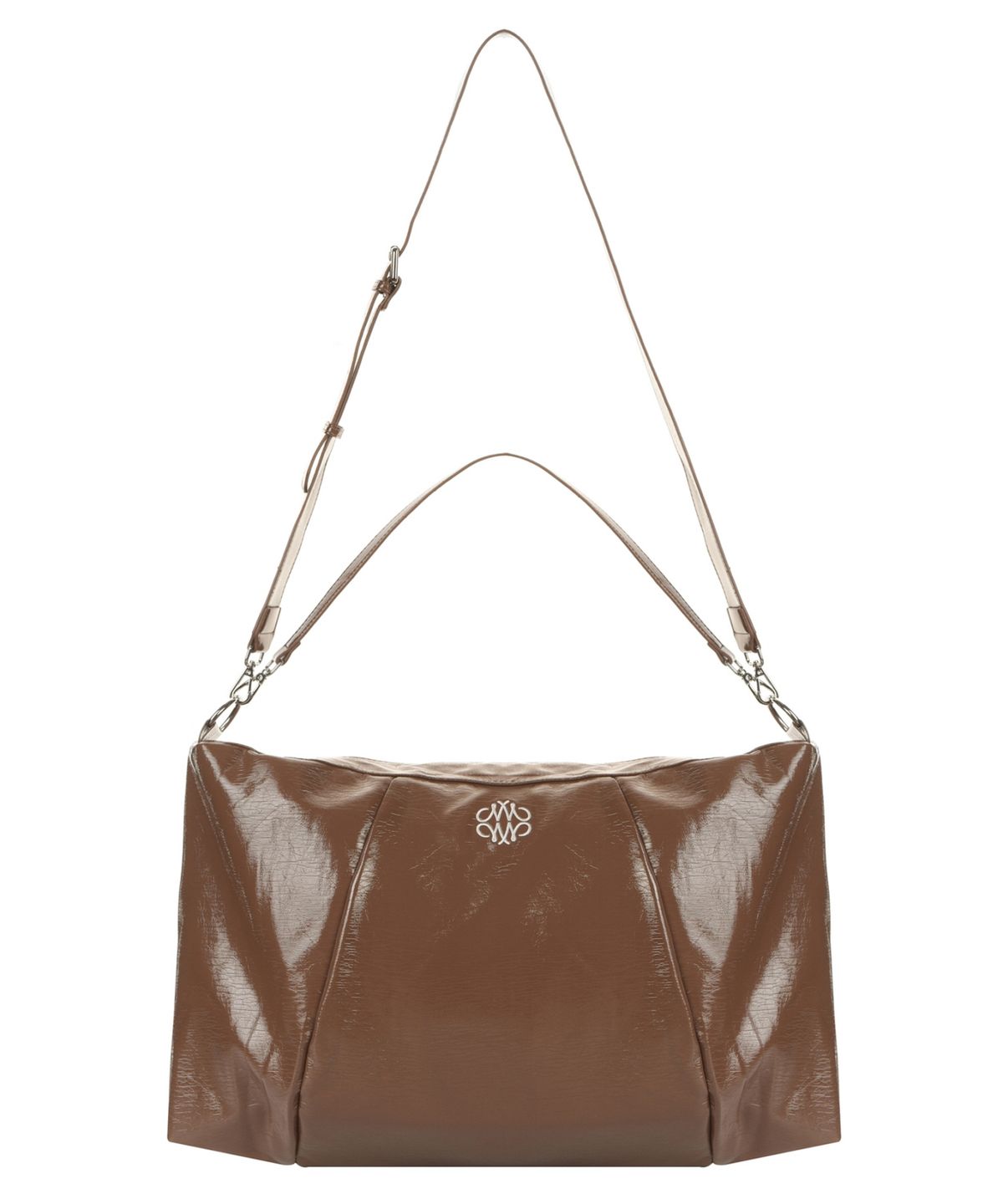 닉앤니콜(NICK&NICOLE) NICOLE MEGA SQUARE SHOULDER BAG_BROWN