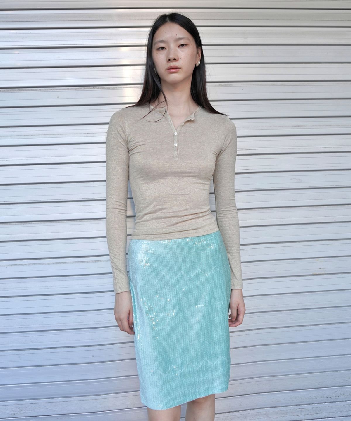 누아누(NUUANU) Kiri Long Sleeve_Gold