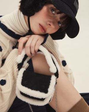 벌루니 시어링 마이크로 미니백 FLOTFA3B14