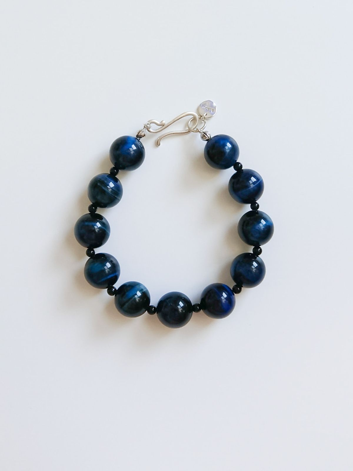 소수(SOSOO) Dark Blue Tiger-eye  12mm Bracelet