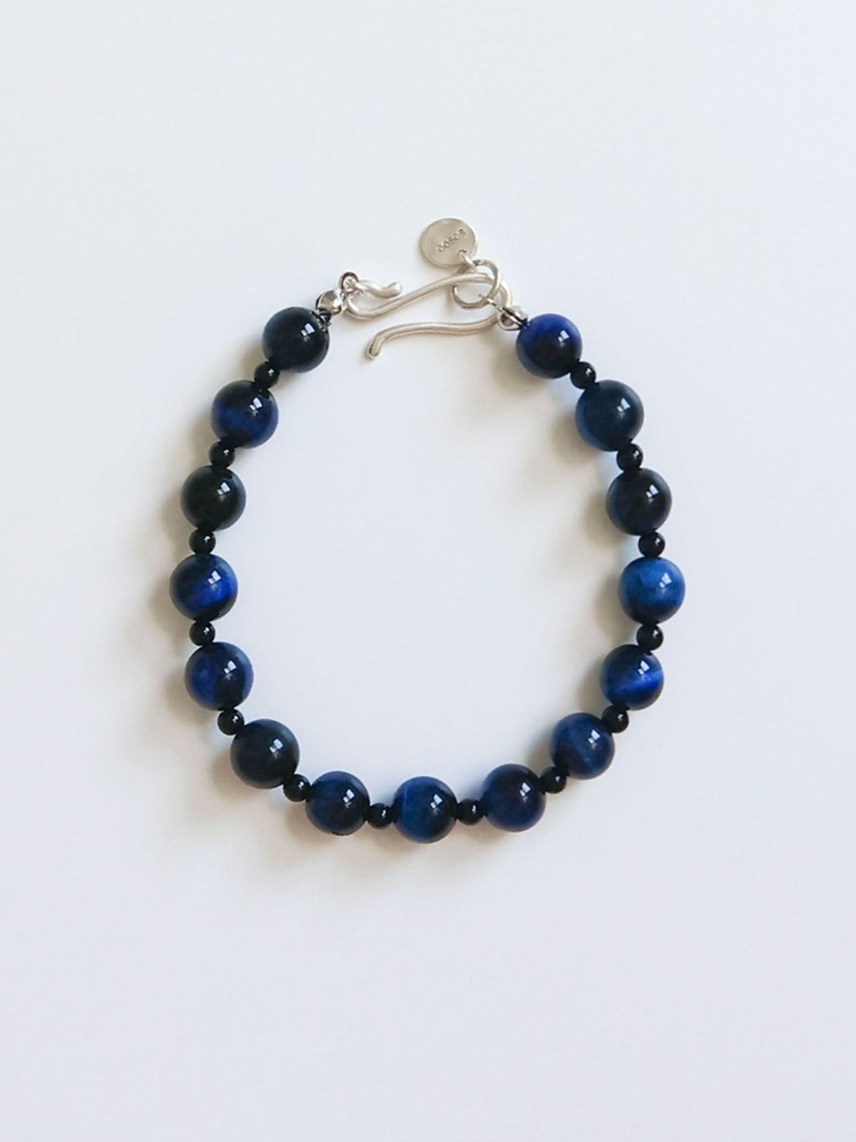 소수(SOSOO) Dark Blue Tiger-eye 8mm Bracelet