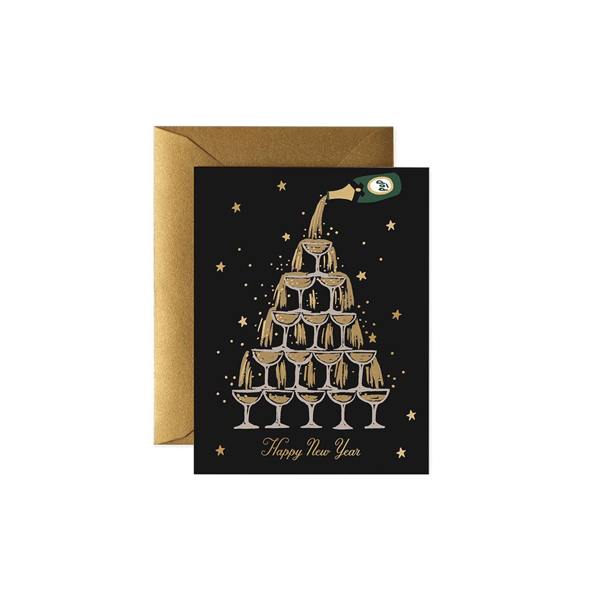 라이플 페이퍼(RIFLE PAPER) Champagne New Year Card 새해 카드