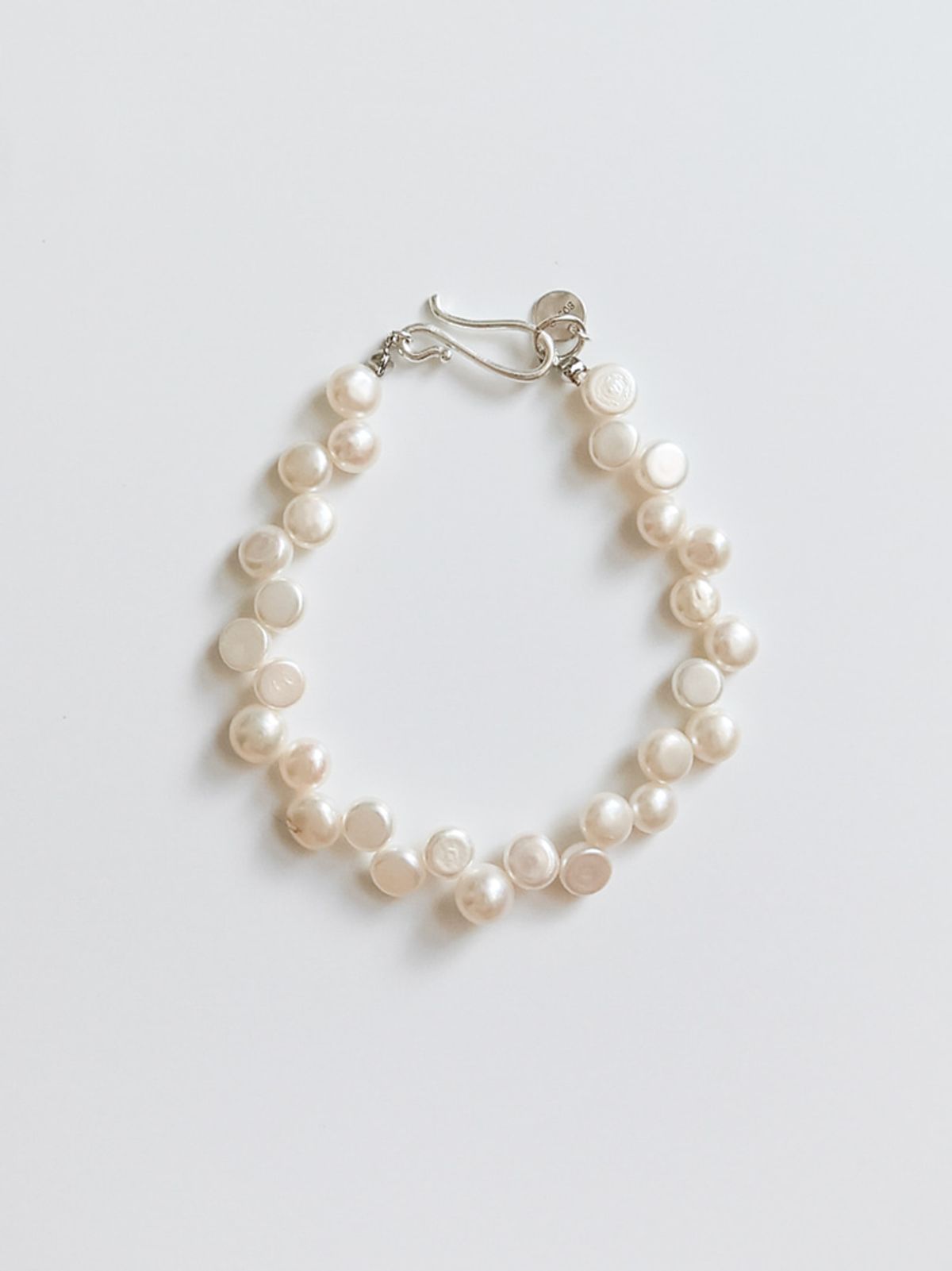 소수(SOSOO) Zigzag Natural Pearl Bracelet