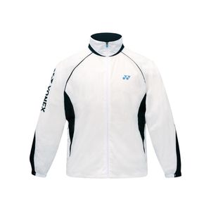 253WU003U 화이트 남녀공용 컬러 배색 포인트 트레이닝 자켓