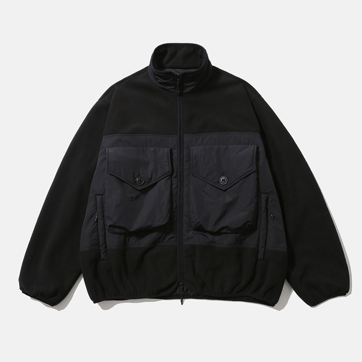 모이프(MOIF) [AW25] HIKER FLEECE JUMPER / BLACK