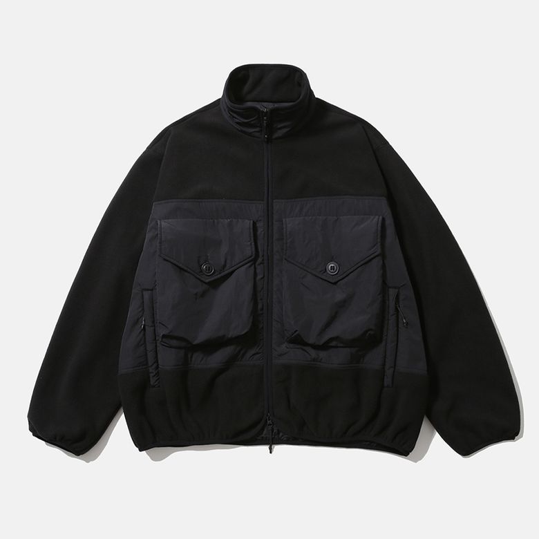 [AW25] HIKER FLEECE JUMPER / BLACK