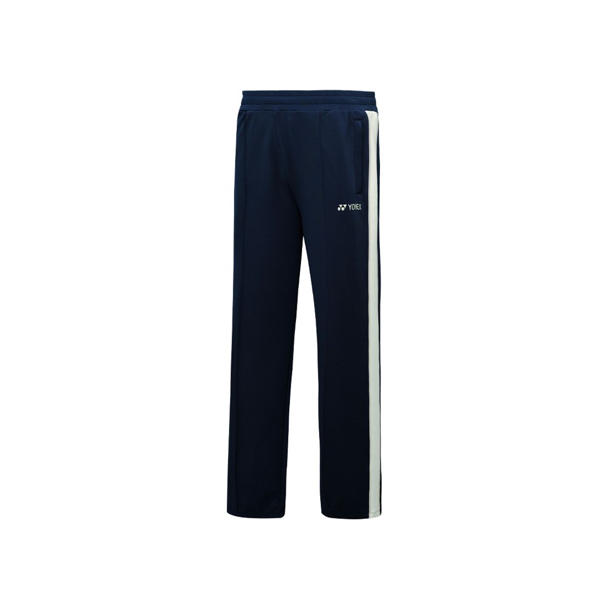 요넥스(YONEX) 253WP005U 미드나이트 블랙 남녀공용 사이드 배색 세미 오버핏 트레이닝 팬츠