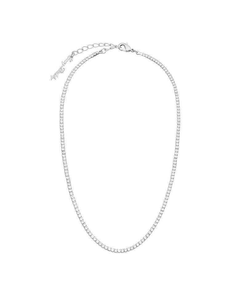 Free stone line S Necklace