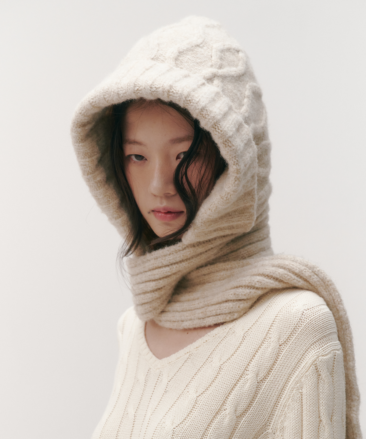 시오르(SIEOR) Hazle wool balaclava_2 colors
