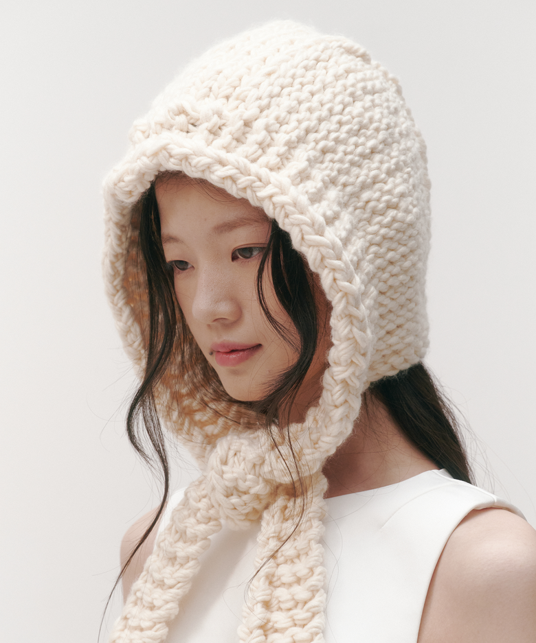 Loopy wool balaclava_3 colors