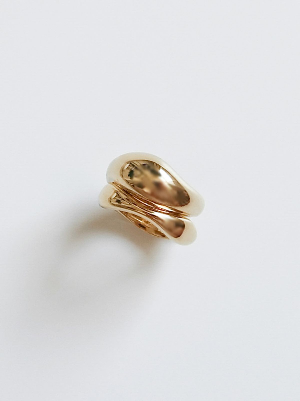 소수(SOSOO) Two Line Bold Ring
